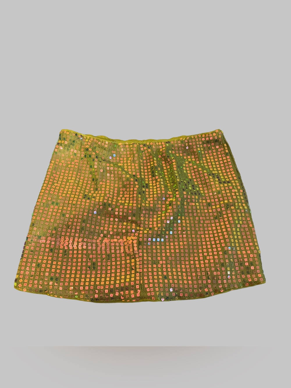 Green sequin skirt NWT